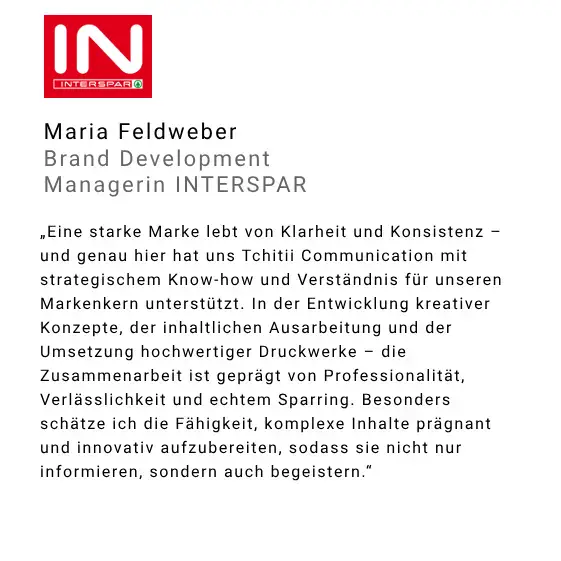 Testimonial Maria Feldweber
